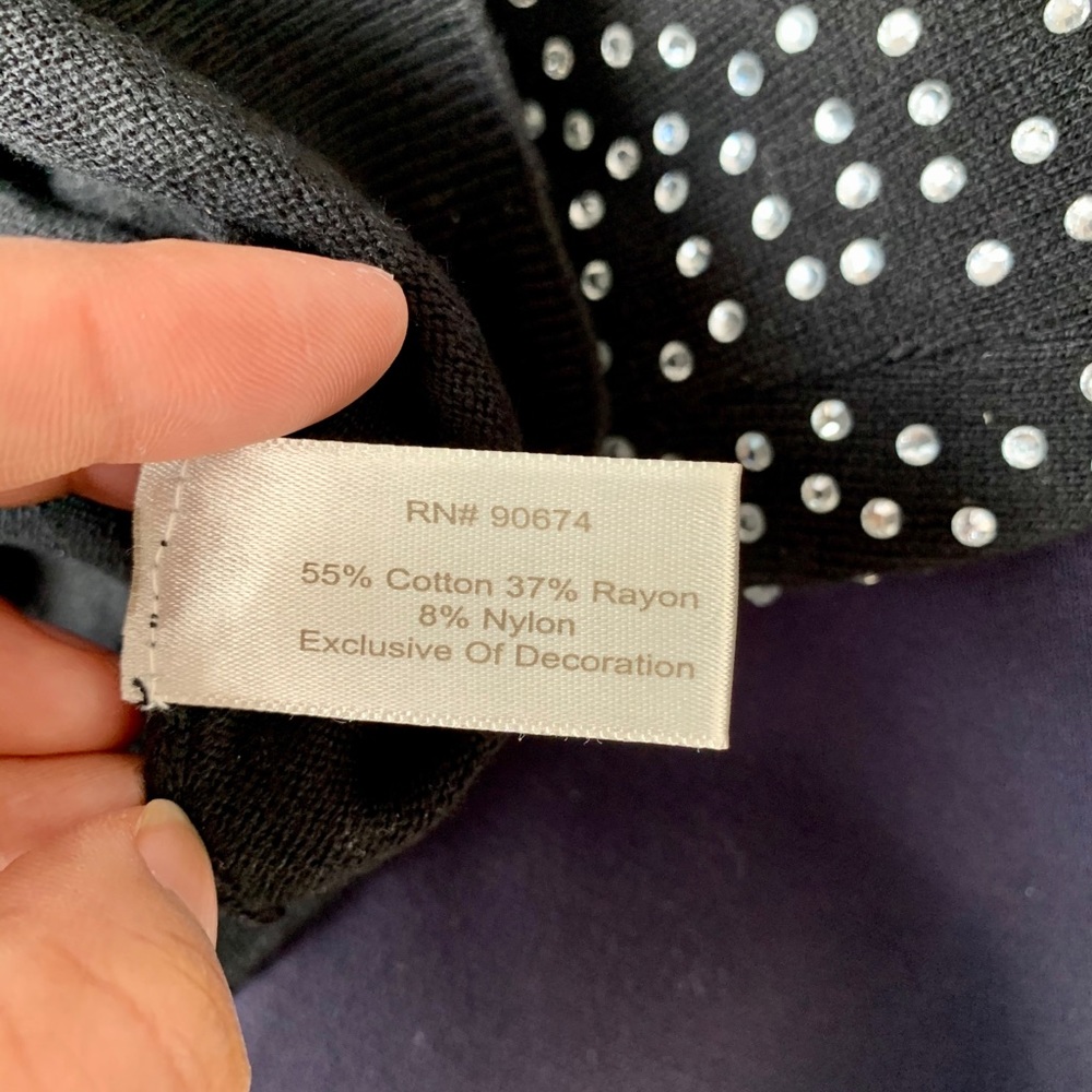 🖤Boston Proper | Rhinestone Sweater - Picture 7 of 7